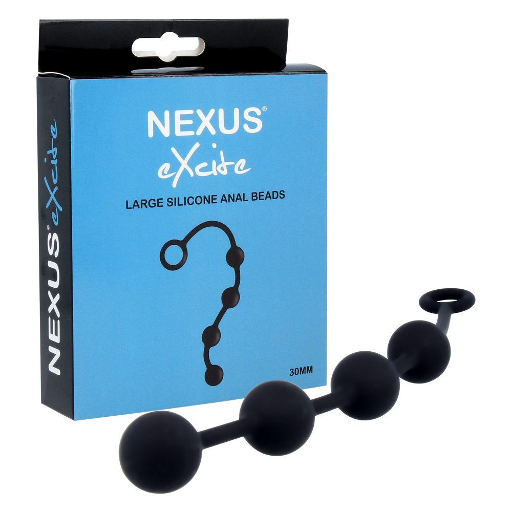 Enhance your pleasure and explore new realms of intimacy wit... Nexus - Excite Anal Beads L - Black photo-3