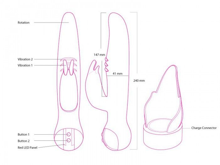 Adore Power is for those who enjoy intense pleasure in all w... Swan - Adore Power Vibrator - Pink photo-4