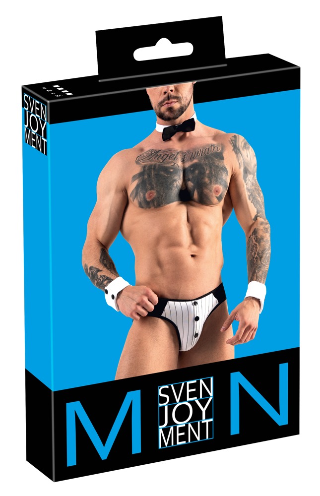 Perfect set for the servant of pleasure!
Set from Svenjoyme... Svenjoyment - Jock Set - Black - M photo-7