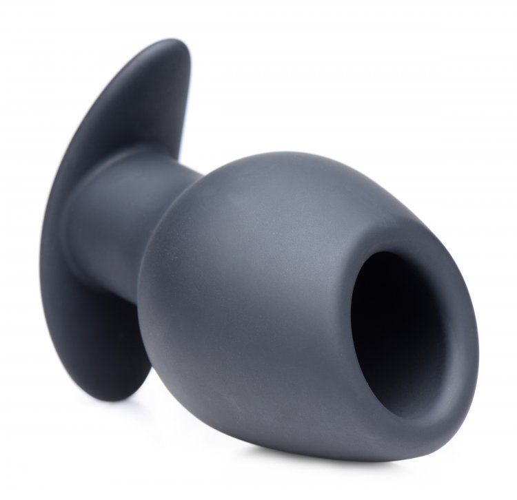 Quench your anal cravings with the Ass Goblet! This smaller ... Master Series - Ass Goblet Hollow Anal Plug S-size - Black photo-3
