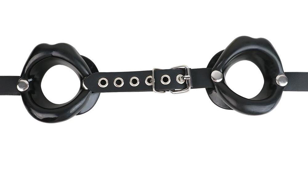 FAAK - Lips Nipple Clamps - Black 照片-3