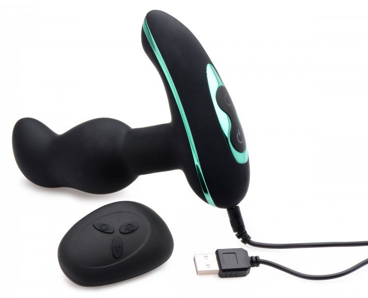 The first Prostate Stimulator in the world with rotating bea... Prostatic Play - Rimsation Prostate Vibe with Rotating Beads & Remote Control - Black photo-5