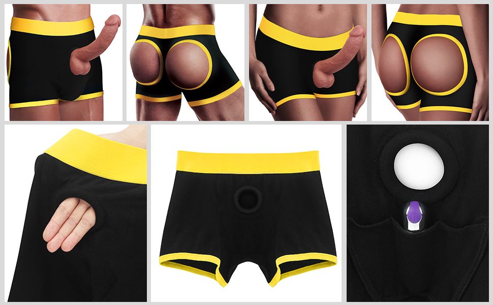 The Most comfortable unisex strap-on boxer shorts!
The Unise... Lovetoy - Horny Strapon Shorts - Black - M/L photo-21