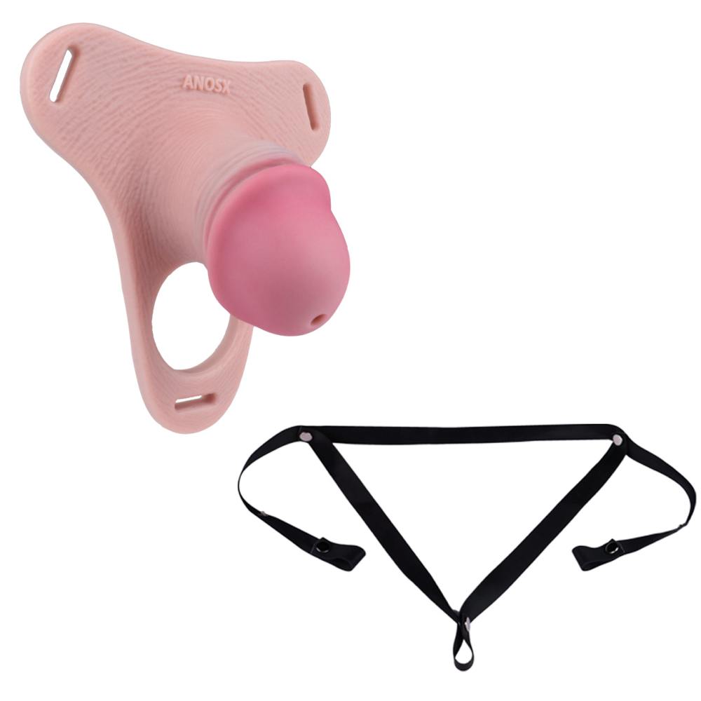 Material: Platinum silicone
Insert length: 8cm
Entrance Inn... FAAK - Penis Cage w Belt - Black photo-9