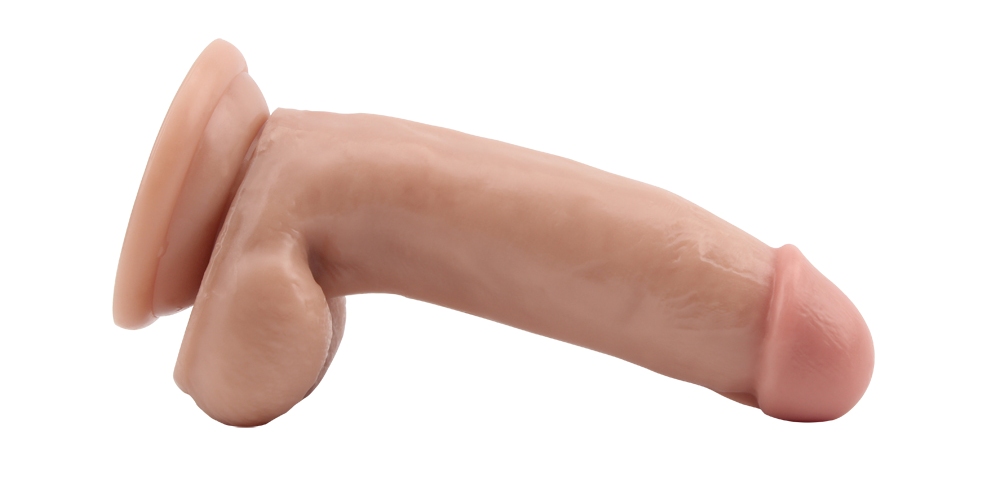 Anti-bacterial, Better-than-real, Strong Suction Cup, Dual D... Chisa - Fashion Dude 6.9″ Dildo - Flesh photo-4