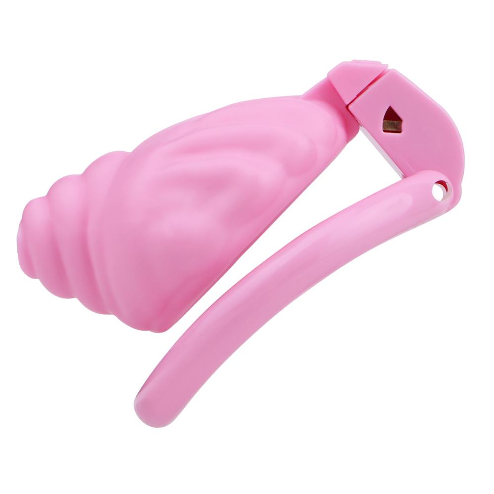 FAAK - Shell Resin Chastity Cage - Pink photo-4