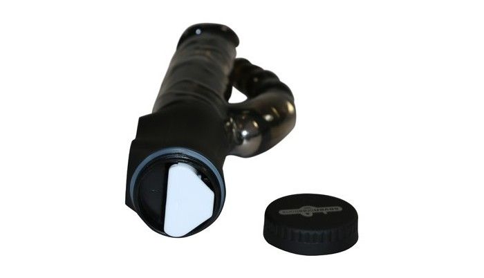 The Anal Rotator Pearl is a flexible jelly vibrator with rot... Seven Creations - Anal Rotator - Black photo-3