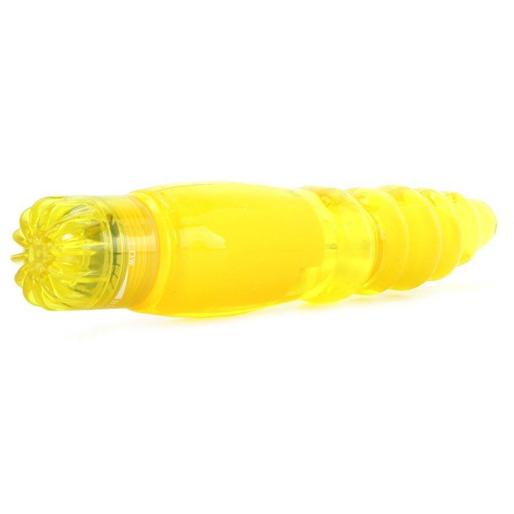 Body safe gel vibe. 100% waterproof. Multispeed dial. TP... Nobu - Sorbet Lemo Vibe - Yellow photo-3