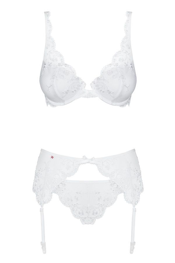 Fabulous, white set perfect for every bride. Your wedding gu... Obsessive - Etheria set - White - L/XL photo-7