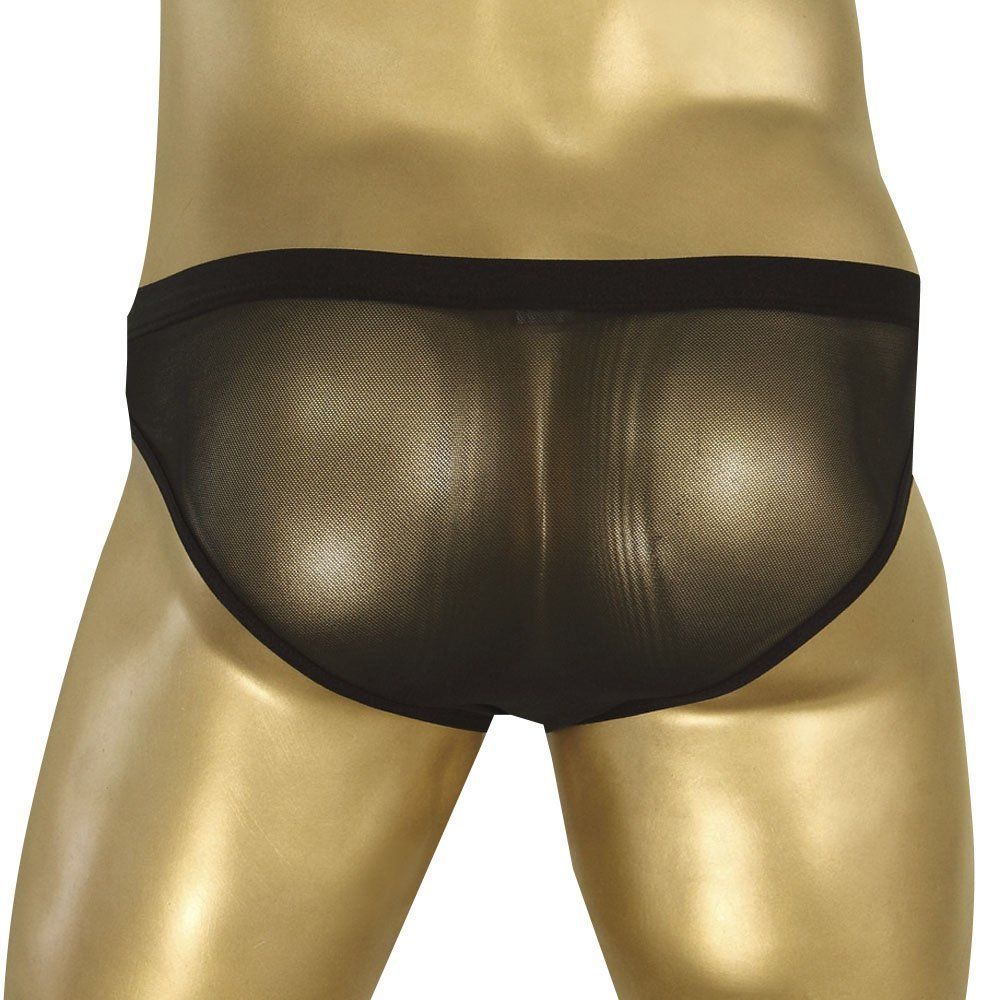 Tsukeru fascinated by the sexy man in just fit.
Nylon or ot... A-One - D0274BK Men Underwear - Black photo-2