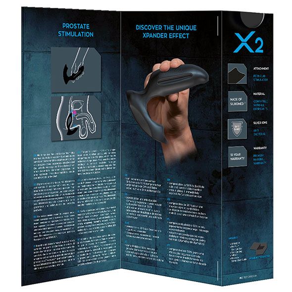 Discover the world of prostate stimulation with the pioneer ... Joy Division - Anal Xpander X2 - Black - M photo-5