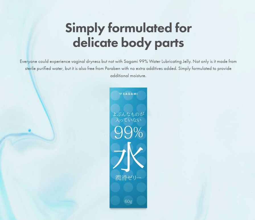 Sagami - 99% Water-based Lube - 60g