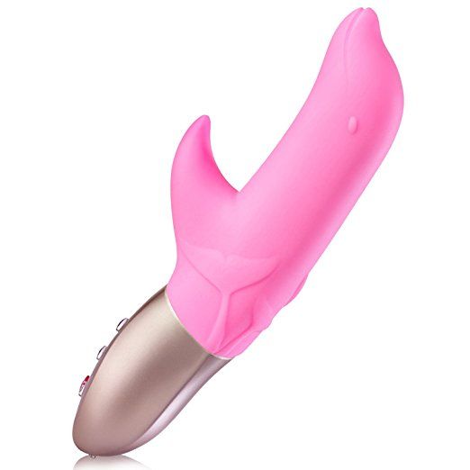 Just as you would expect from a dolphin, the DOLLY BI feels ... Fun Factory - Vibe Dolly Bi - Candy Rose photo-4