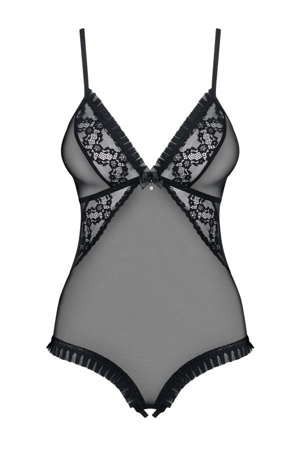 Would you like to wear something incredibly sexy and surpris... Obsessive - 837-TED-1 Teddy - Black - L/XL photo-7