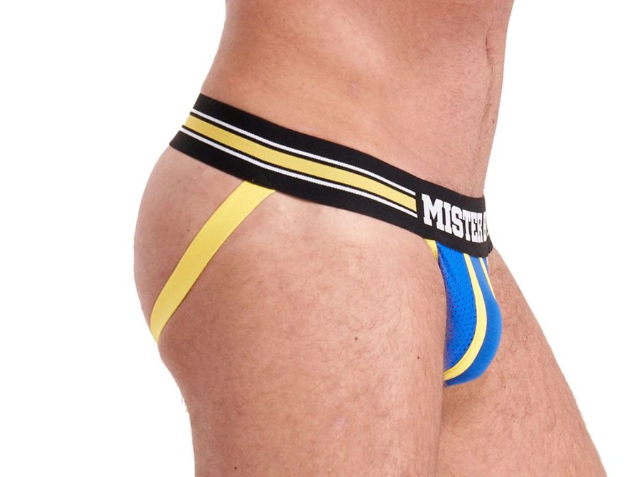 These jockstraps feature the signature Mister B Urban inner ... Mister B - Urban Kiev Jockstrap - Blue - L photo-3