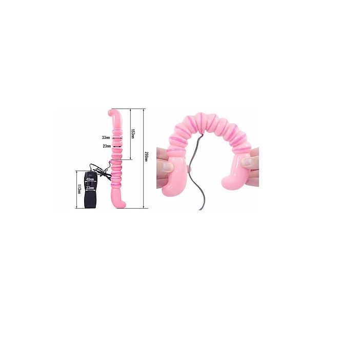 Product size: total length 290 mm × thickness 32 mm NPG - Cameco Rose Double Vibe photo-3