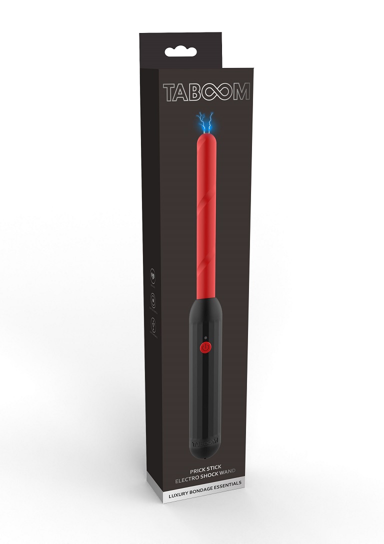 Obey or be punished with the TABOOM PRICK STICK ELECTRO SHOC... Taboom - Prick Stick Electro Shock Wand - Red photo-6