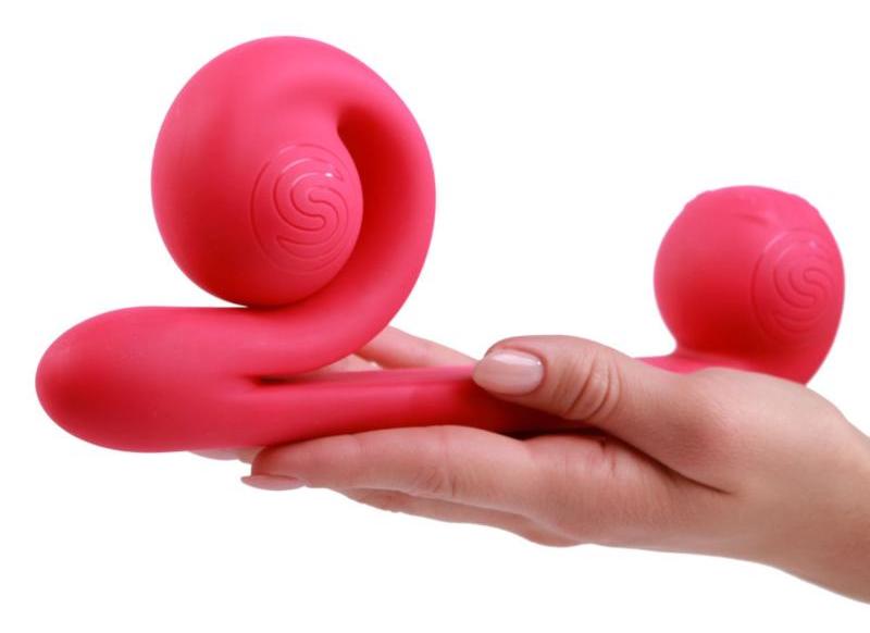 The Snail Vibe vibrator won the XBIZ award for most innovati... Snail Vibe - Duo Vibrator - Pink photo-5