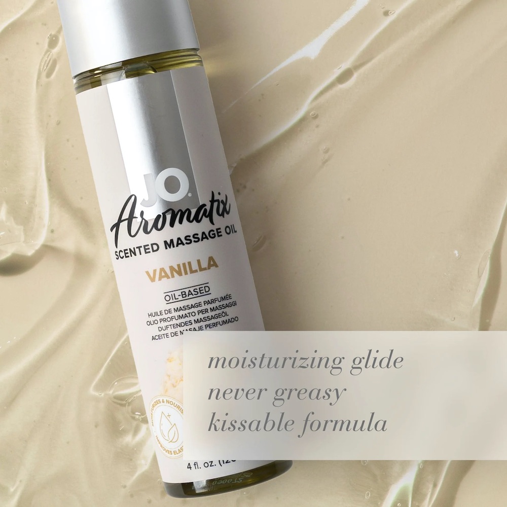 JO Aromatix Massage Oil's unique blend of ingredients ca... JO - Aromatix Vanilla Massage Oil - 120ml photo-3