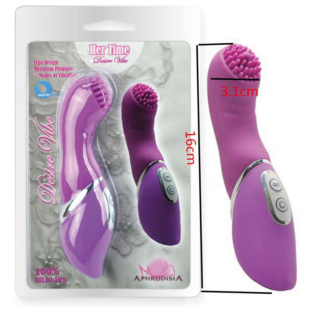 7 Functions.
Unique Texture.
Flexible Head.
Designed just... Aphrodisia - Desire Vibe - Massager - Purple photo-7
