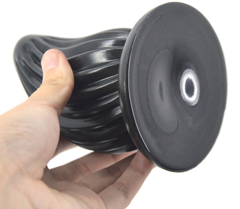 FAAK - Small Conch Anal Plug - Black photo-3