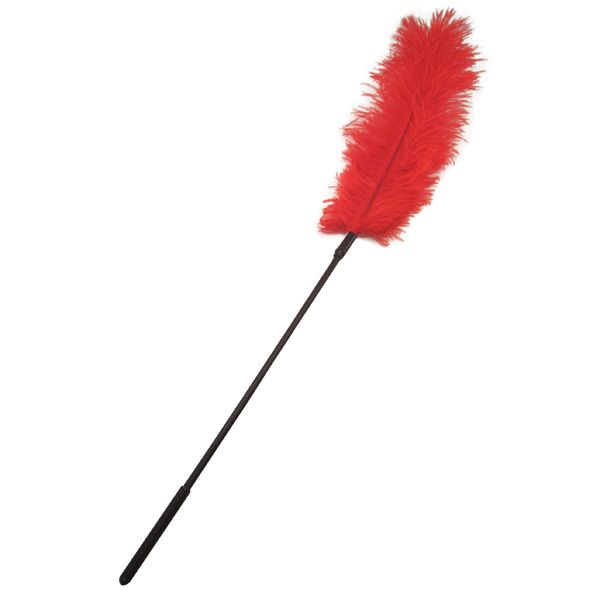 Soft, sultry ostrich feathers on a 16 inch black wand.
Tickl... Sportsheets - Ostrich Tickler - Red photo-2