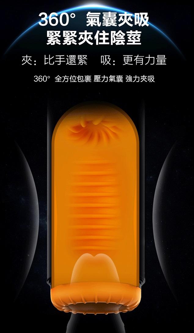 MyToys MyRocket Masturbation Cup is an innovative masturbati... MyToys - MyRocket - Black/Orange photo-5