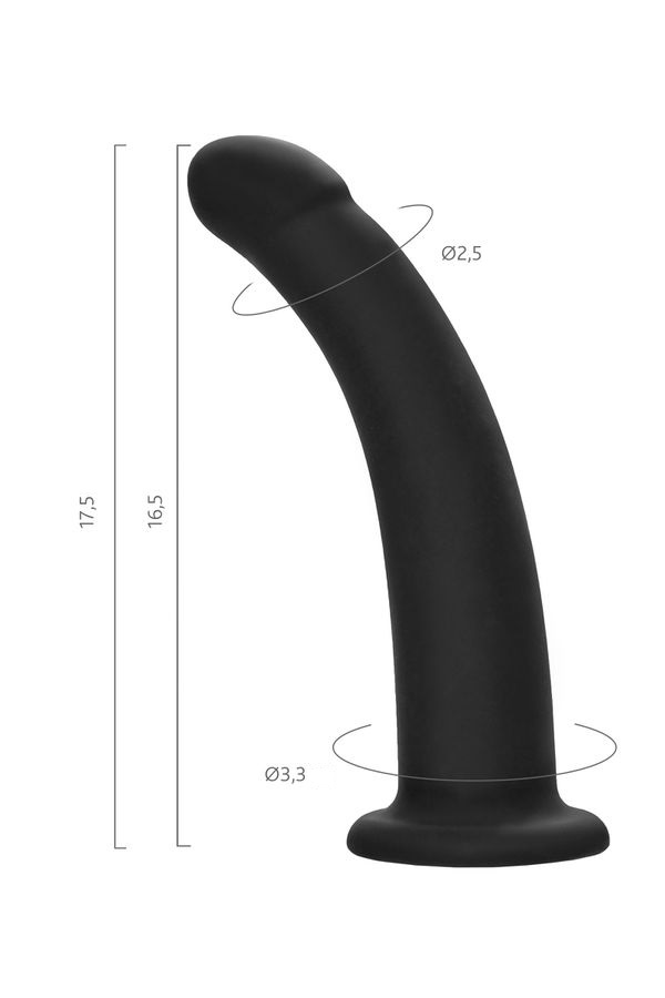 POPO - Serpens Anal Dildo M - Black photo-8