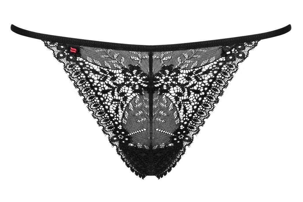 Wow! Lacey Intensa thong - they tempt and seduce. Not only y... Obsessive - Intensa Thong - Black - S/M photo-7