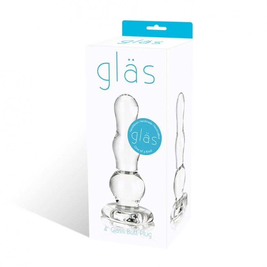 Whether you’re experienced with anal play or just a newbie, ... Glas - 4″ Glass Butt Plug photo-4