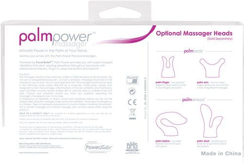 Palmpower - Massager - Fuschia - Wireless Adapter-charging photo