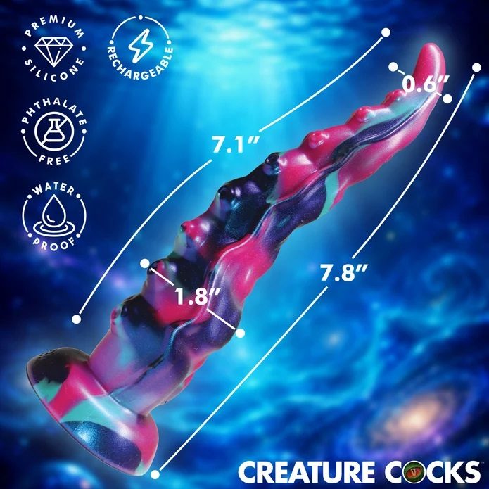 Creature Cocks - Tenta-Squirm 仿海怪触手震动假阳具 照片-7