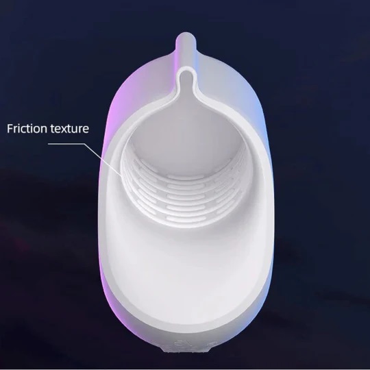 Tryfun Black Hole Rechargeable Mini Masturbation Cup White i... TryFun - Black Hole Mini Masturbation Rechargeable Cup - White photo-3