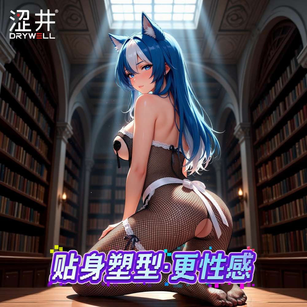 Drywell - C24 女仆全身网衣 - 黑色 照片-2