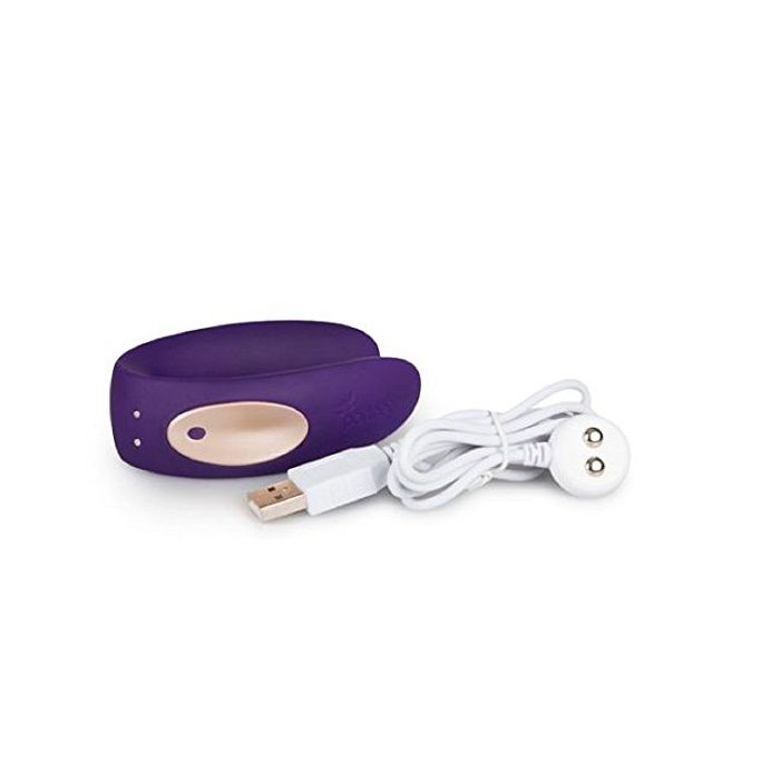 The Partner Plus Toy is a partner vibrator worn during lovem... Partner - Partner Plus Couple Massager - Purple photo-5