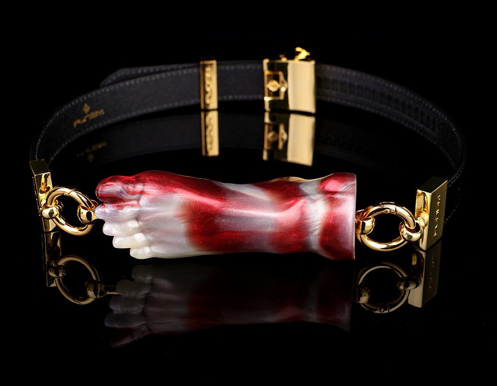 A great gift for foot fetishists!
Material: zinc alloy +... FAAK - Phantom Foot Mouth Gag - Mellow photo-11