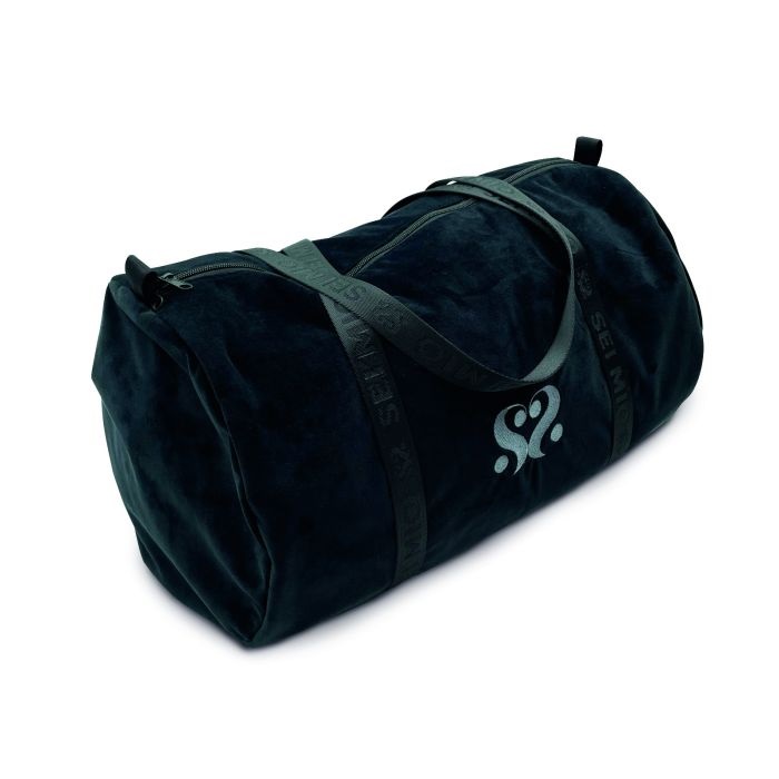Sei Mio - Velvet Duffle Bag - Black photo-5