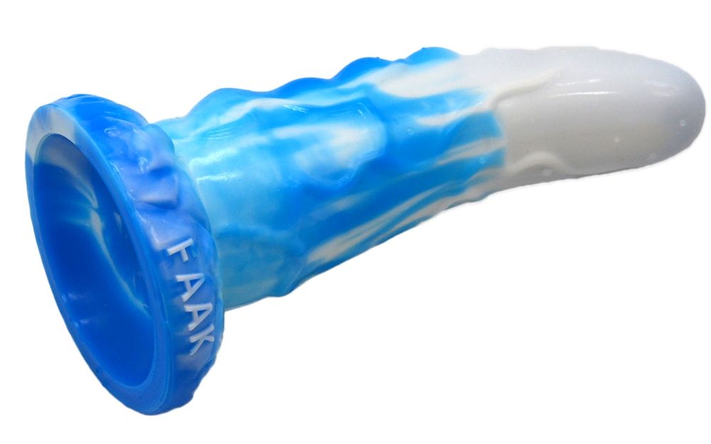 Rhino Horn shape anal plug dildo
Material: Sil... FAAK - Rhino Horn Anal Plug - White/Blue photo-11