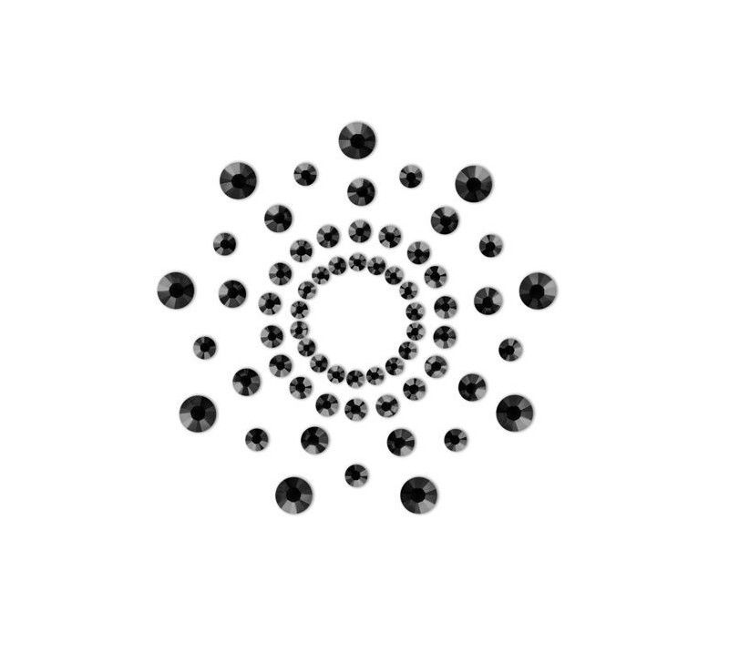 Transform yourself into an irresistible delight. Mimi is our... Bijoux Indiscrets - Mimi Nipple Covers - Black photo-2