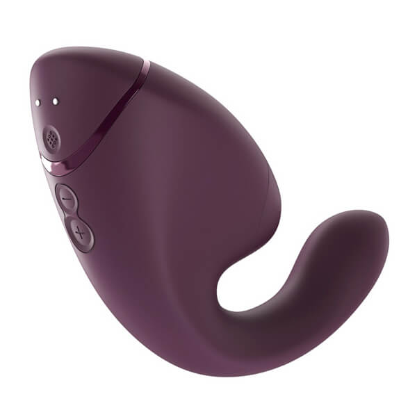 Womanizer Next Duo 将 Womanizer 独有慨 3D Pleasure Air 吸吮技术同... Womanizer - Next DUO 3D阴蒂吸啜及G点按摩器 - 暗紫色 照片-12