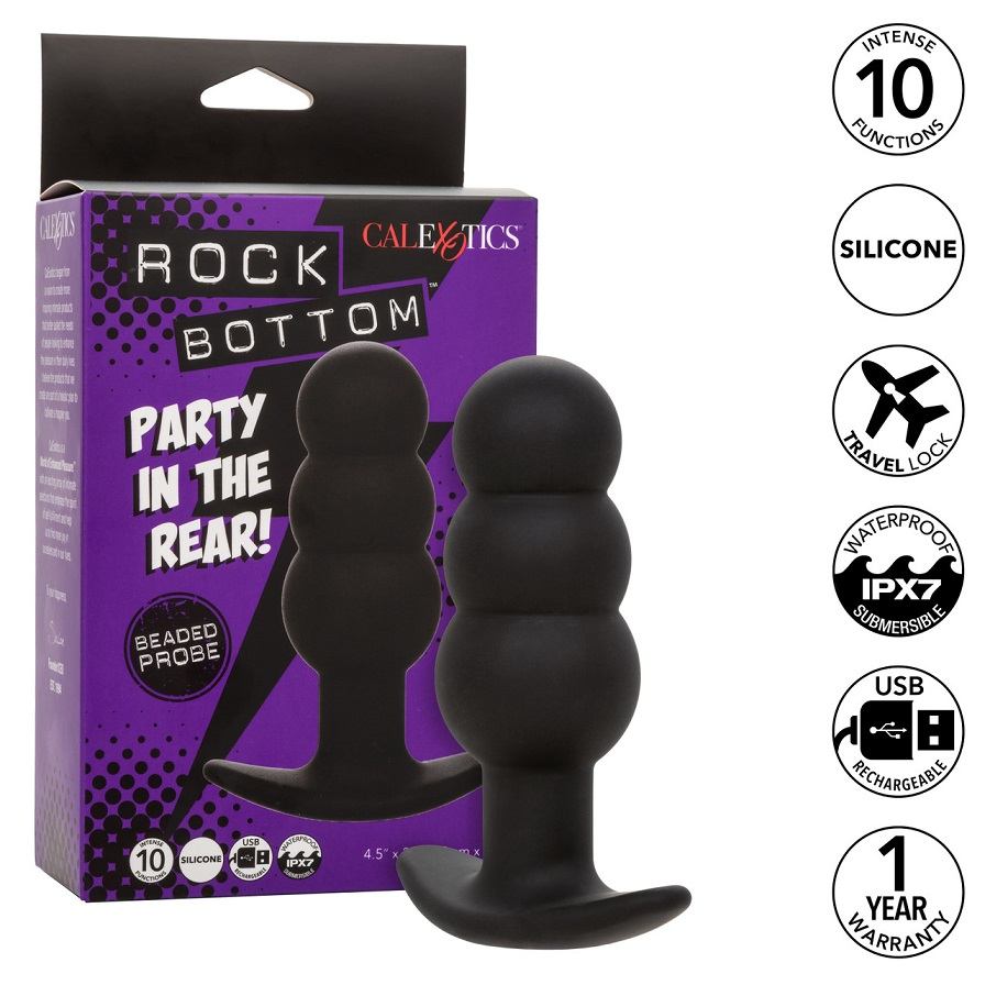 CEN - Rock Bottom 串珠後庭震動器 - 黑色 CEN - Rock Bottom 串珠後庭震動器 - 黑色 照片-9