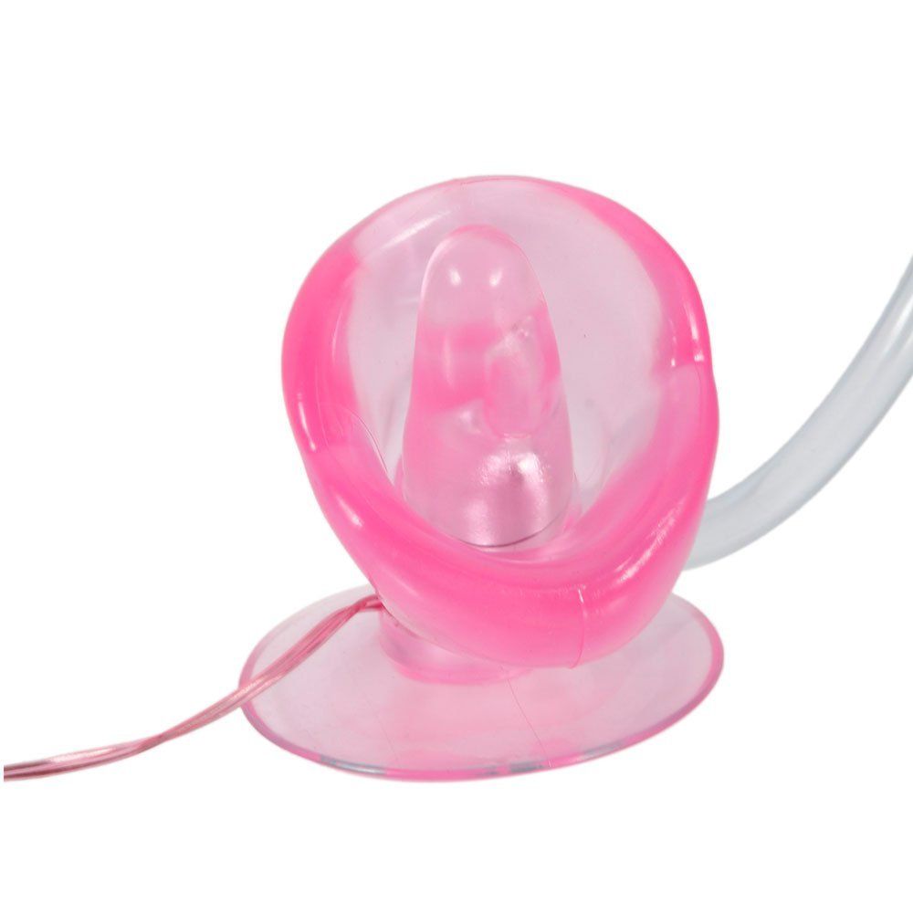 Girls watch out! Pump n\' play means business.
This sti... Aphrodisia - Pump n's Play Suction Mouth - Pink photo-5