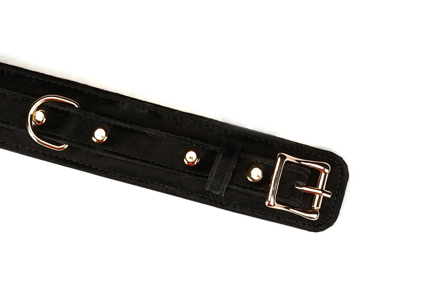 The wonderfully Black Boudoir Amor bondage collar is a must-... Liebe Seele - Boudoir Amor Collar - Black photo-4