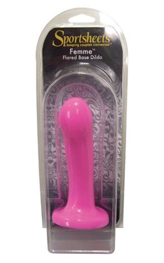 Phthalate free rubber, 6.5" dildo in hot pink.
Nonporou... Sportsheets - Femme Rubber Dildo - Pink photo-2