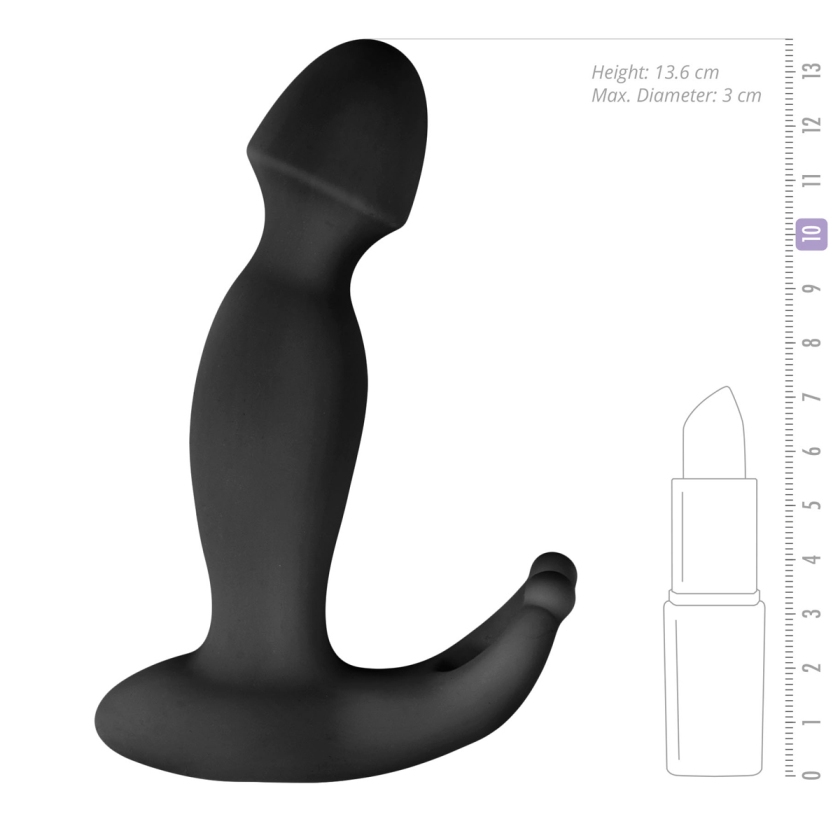 Meet Pounding Pete! This powerful prostate vibrator is made ... Easytoys - Pounding Pete Anal Vibe - Black photo-4