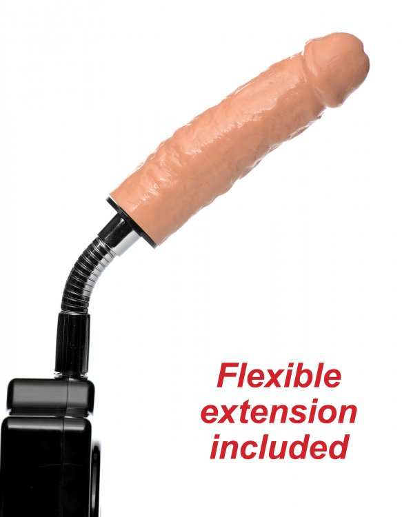 Choose between a bouncy seat, or a sturdy, cushioned seat...... LoveBotz - 4in1 Bangin Bench w Sex Machine photo-5