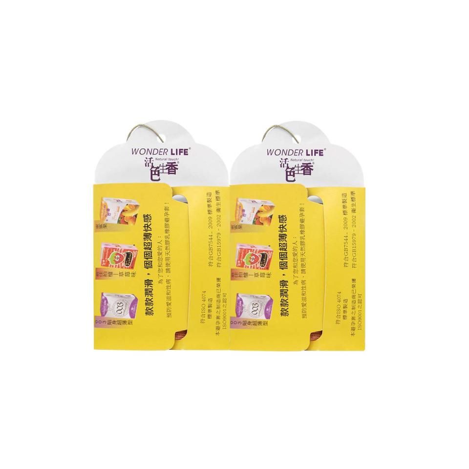 Wonder Life - 草莓味6包装口交安全套 照片-3