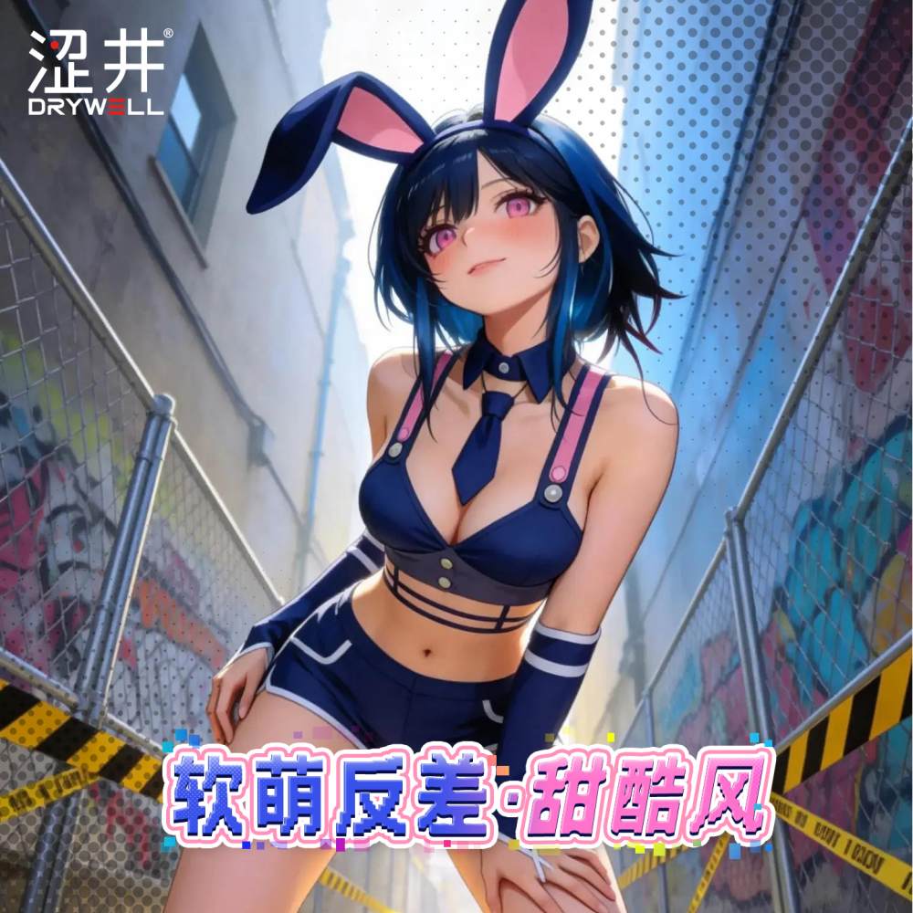 Drywell - C05 Anime Bunny Costume - Blue 照片-3