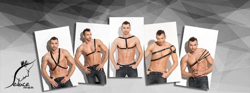 Men's cruciform harness
Material: 95% Polyester, 5&... Me Seduce - Harness Man 04 - Black - S/M photo-3