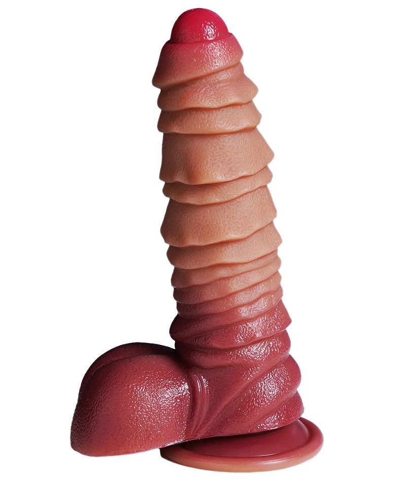 Dildo with a strong suction cup in a special shape and colou... XX-Dreamstoys - Mutant Dildo #6 - Flesh photo-3